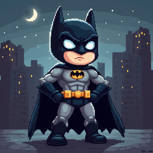 Batman Pixel Art