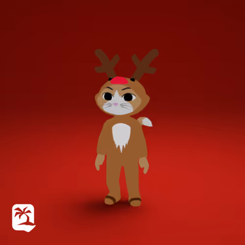 Mars Cat Rudolph (Poster)