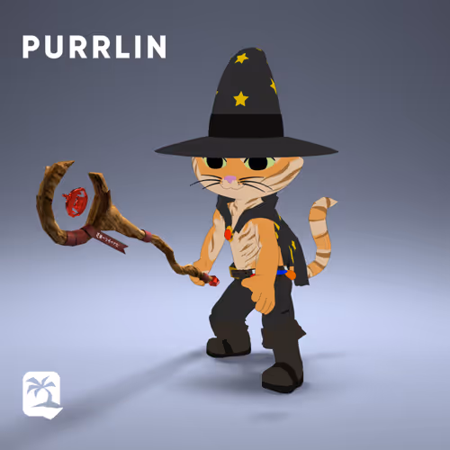 Mars Cat Purrlin (Black Outfit)