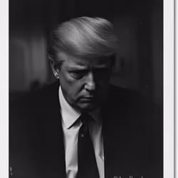 Donald Trump B&W #114