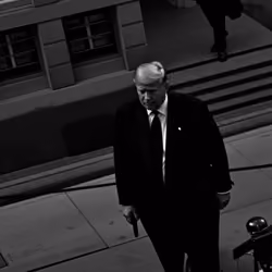 Donald Trump B&W #129