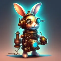The baby rabbit on Base #99