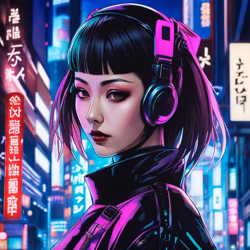 Cyberpunk girls on BASE #50