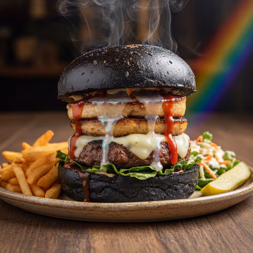 Light Rainbow Burger #100001000499 (Rolling Burger)