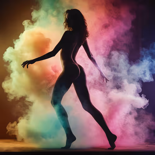 Dancing silhouettes