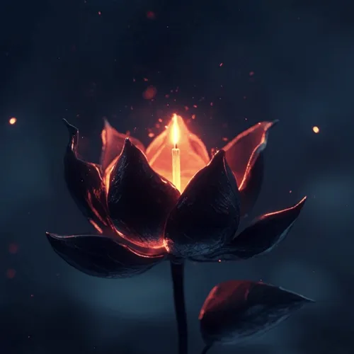 BURNING MATCHES FLOWER