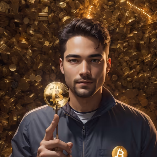 Guy With Bitcoin