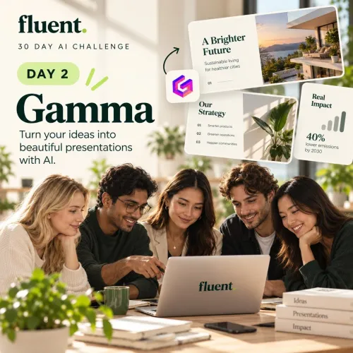 Day 2: Turn One Sentence into Five Slides: AI Presentations