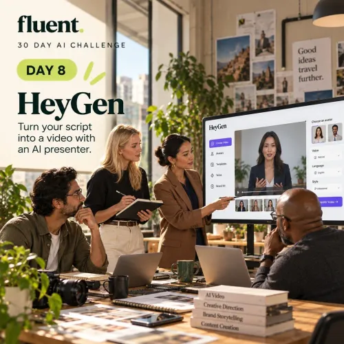 Day 8: Put Your Script on Screen, Without Filming: AI Video Presenters