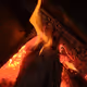 Flaming embers
