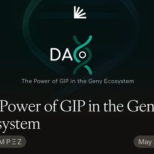 The Power of GIP in the Geny Ecosystem  #0