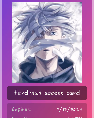 ferdi1927 club card