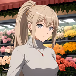 Rose Turtleneck Maiden