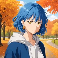 Azure Casual Maiden