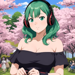 Emerald Off-Shoulder Maiden