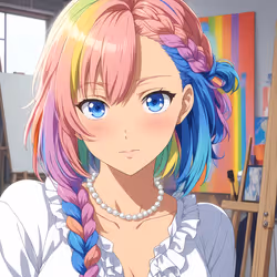 Pastel Ruffled Maiden