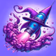 degen to the moon by rocket