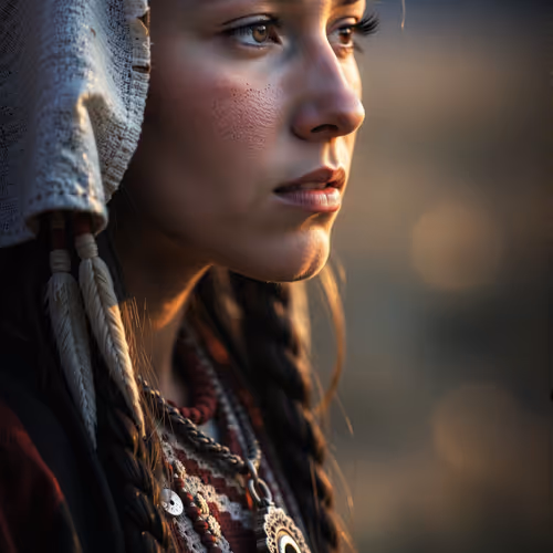 Lakota Sioux Young Woman Ii