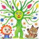 A cheerful forest