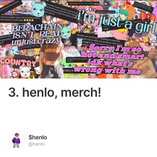 3. henlo, merch! #33