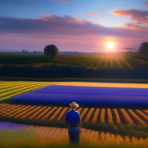 blue farmer #45