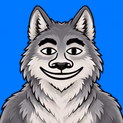 Moonlight Grey Wolf #093