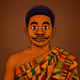 Cocoa Kente Spirit #048