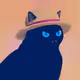 Straw hat meow