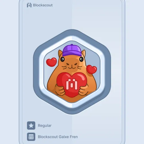 Blockscout Galxe Fren badge #867