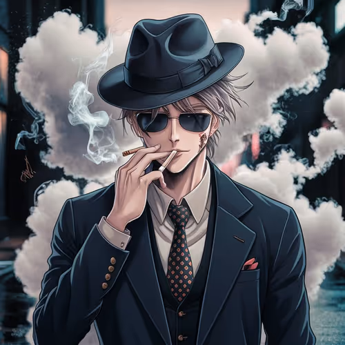 my new anime man drawing