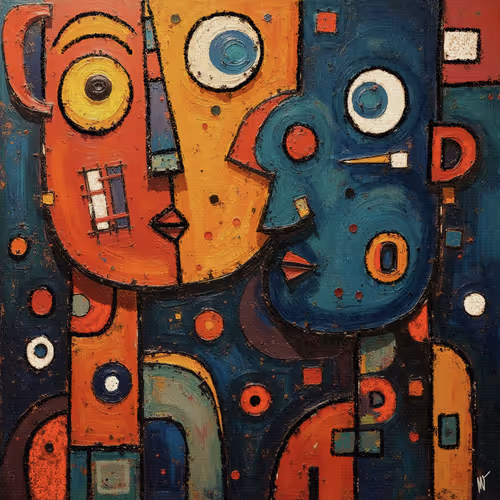 Orange And Blue 1