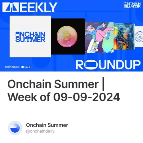 Onchain Summer | Week of 09-09-2024