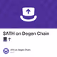 $ATH on Degen Chain 🎩↑