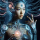 cybernetic organism merging human and machine elements