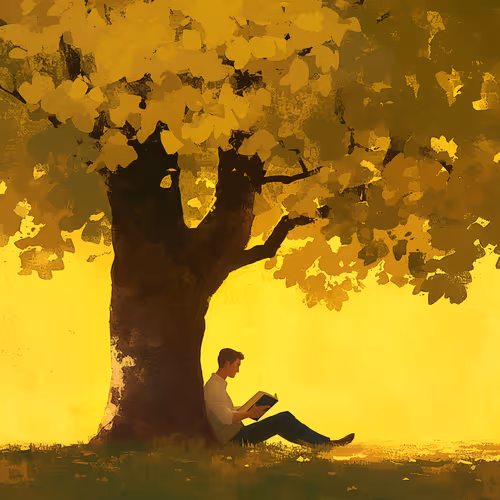 Man and the book of art!