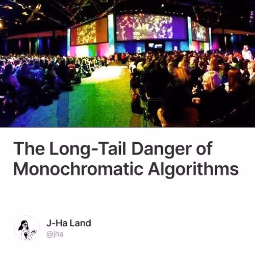 The Long-Tail Danger of Monochromatic Algorithms