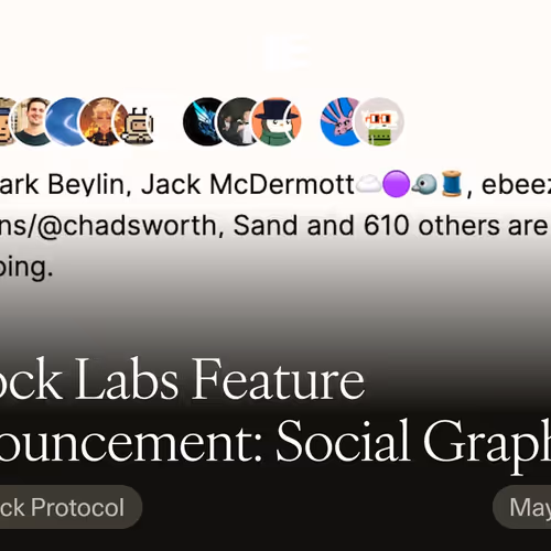 Unlock Labs Feature Announcement: Social Graph Integration for Events