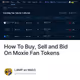 How To Buy, Sell and Bid On Moxie Fan Tokens