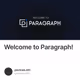 Welcome to Paragraph!