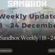 The Sandbox Weekly | 18 - 24 Dec