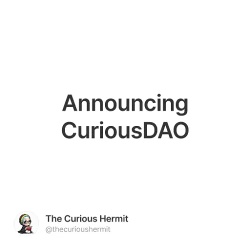Announcing CuriousDAO