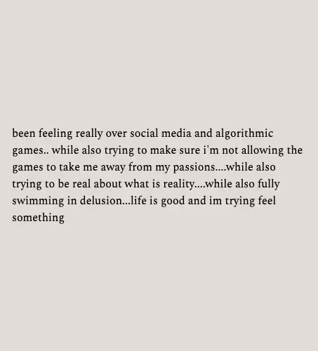 feels.