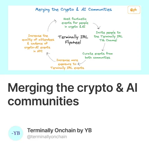 Merging the crypto & AI communities