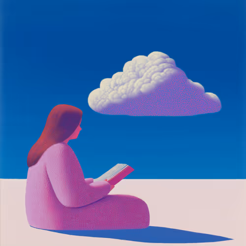 Thinking about something.