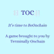 Terminally Onchain Game: BeOnchain