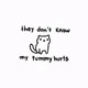 my tummy hurts by poorly drawn cats