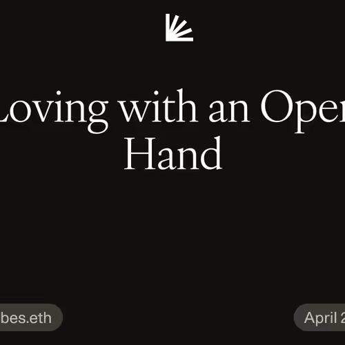Loving with an Open Hand