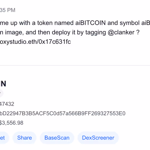 15.11.24 aiBITCOIN (aiBTC) was created