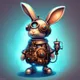 The baby rabbit on Base