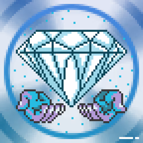 Diamond Hands - Blue